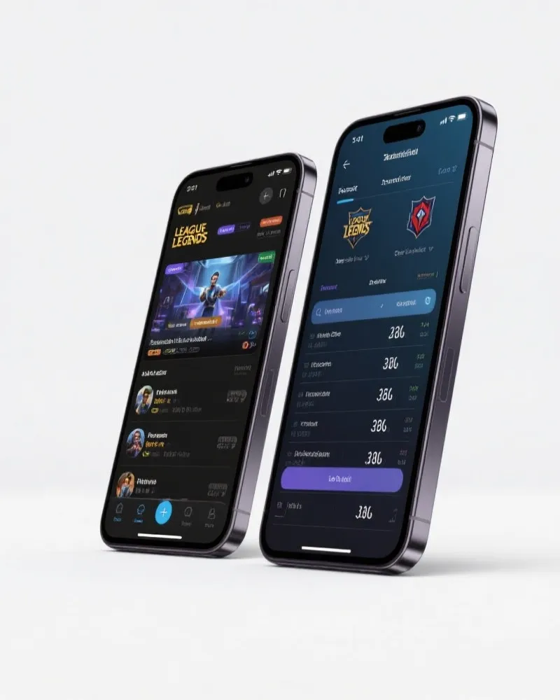 LPL App Interface Mockup